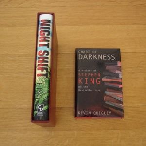 STEPHEN KING: 2 Limiteds NIGHT SHIFT & CHART OF DARKNESS (About King's Books)